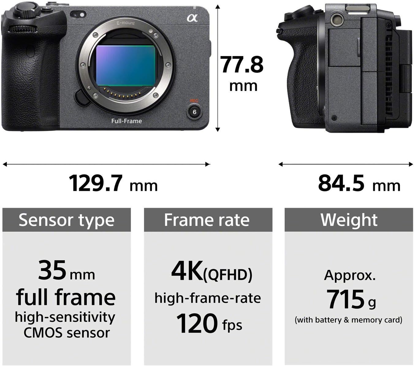 Sony FX3 rental gear